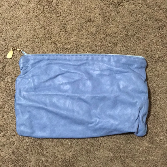 EUC VINTAGE SOFT GENUINE SOFT LEATHER CLUTCH - Picture 2 of 7